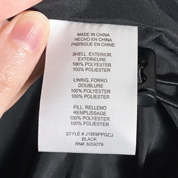 Carly Jean Shay Puffer Long Vest Black - Picture 5 of 5